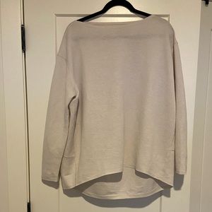 Lululemon back in action long sleeve in white/cream